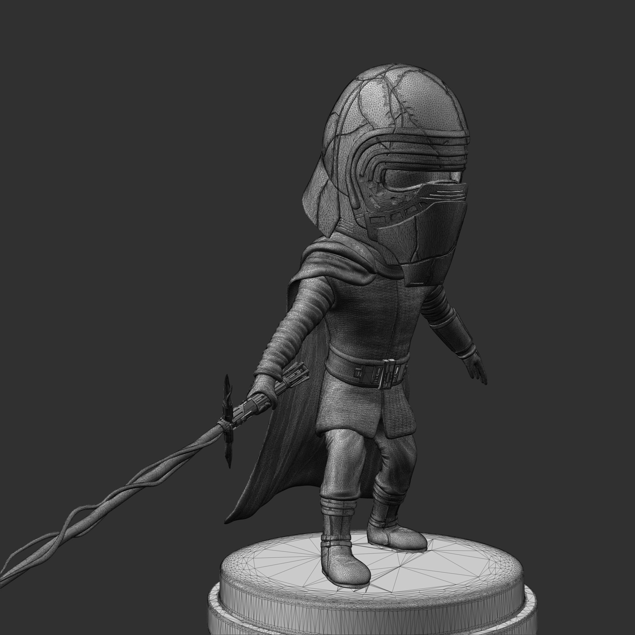Kylo Ren 3D print model_9