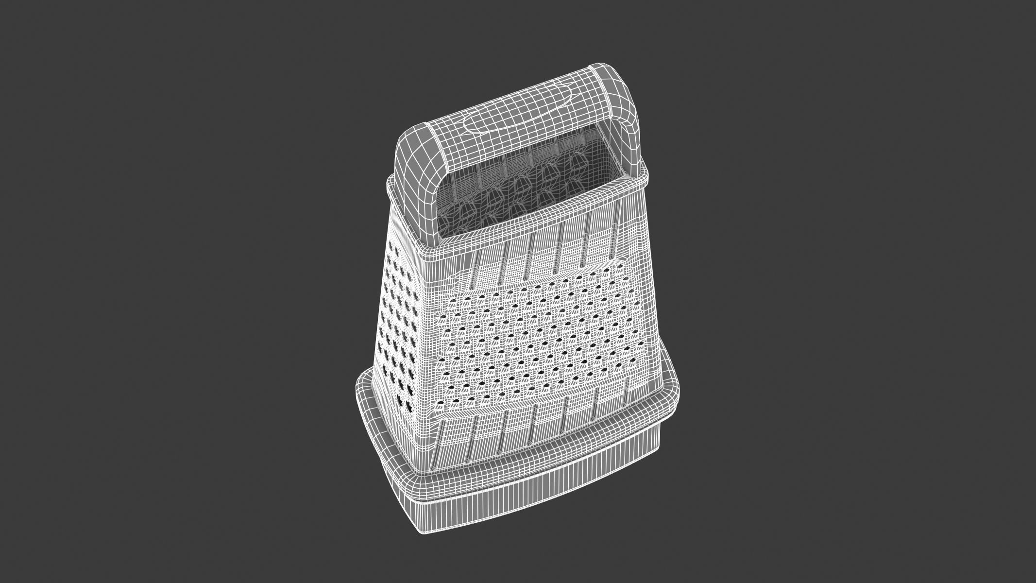 Box Grater 3D model_8