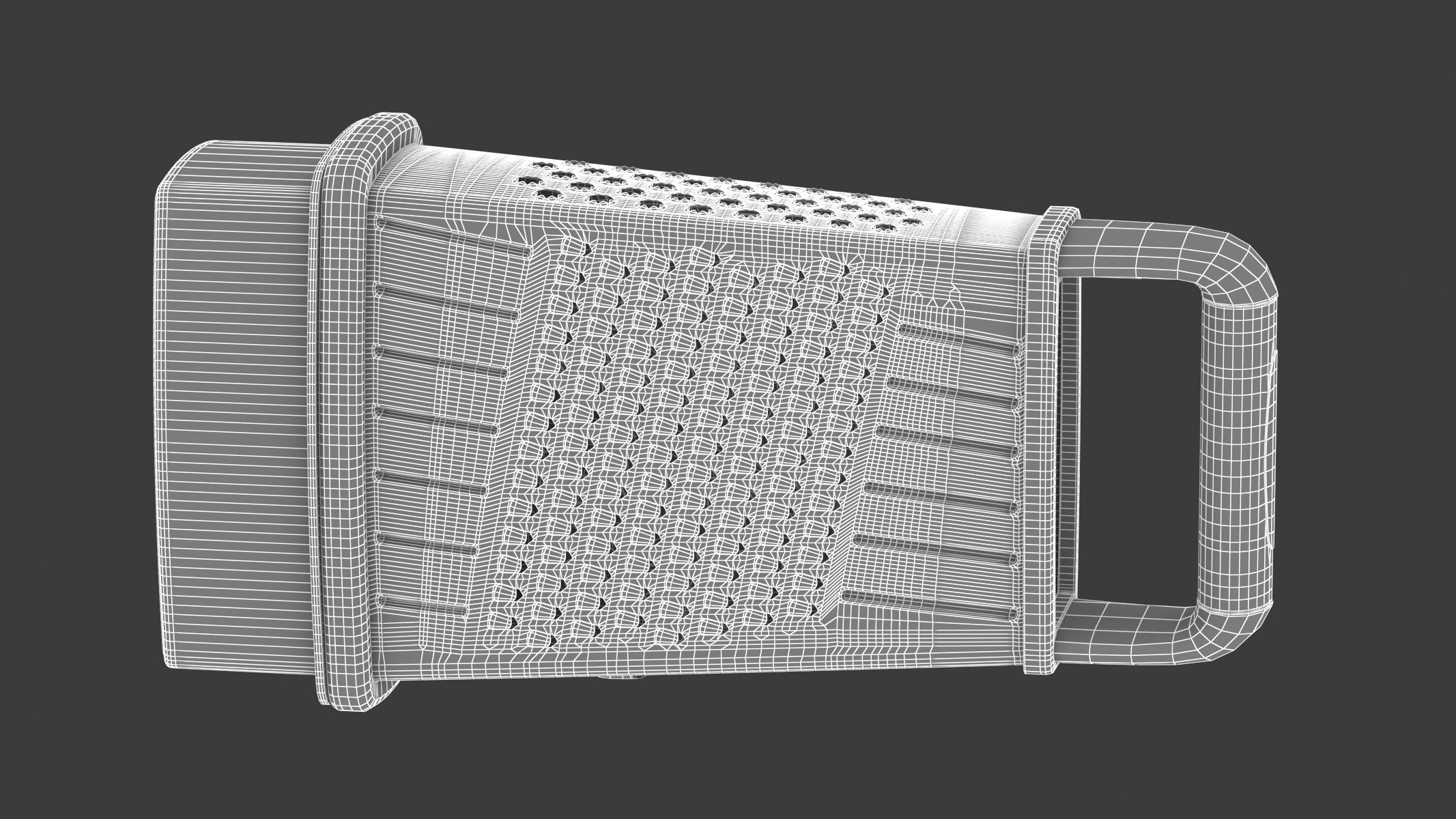 Box Grater 3D model_9
