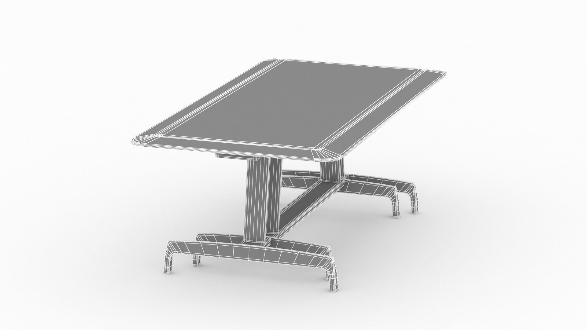 Herman Miller AGL Table 3D model_25
