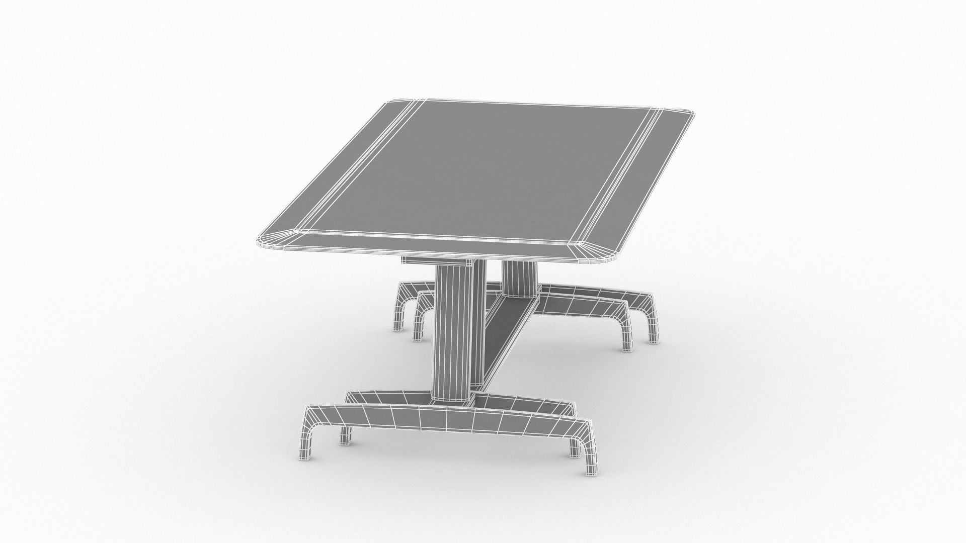 Herman Miller AGL Table 3D model_29