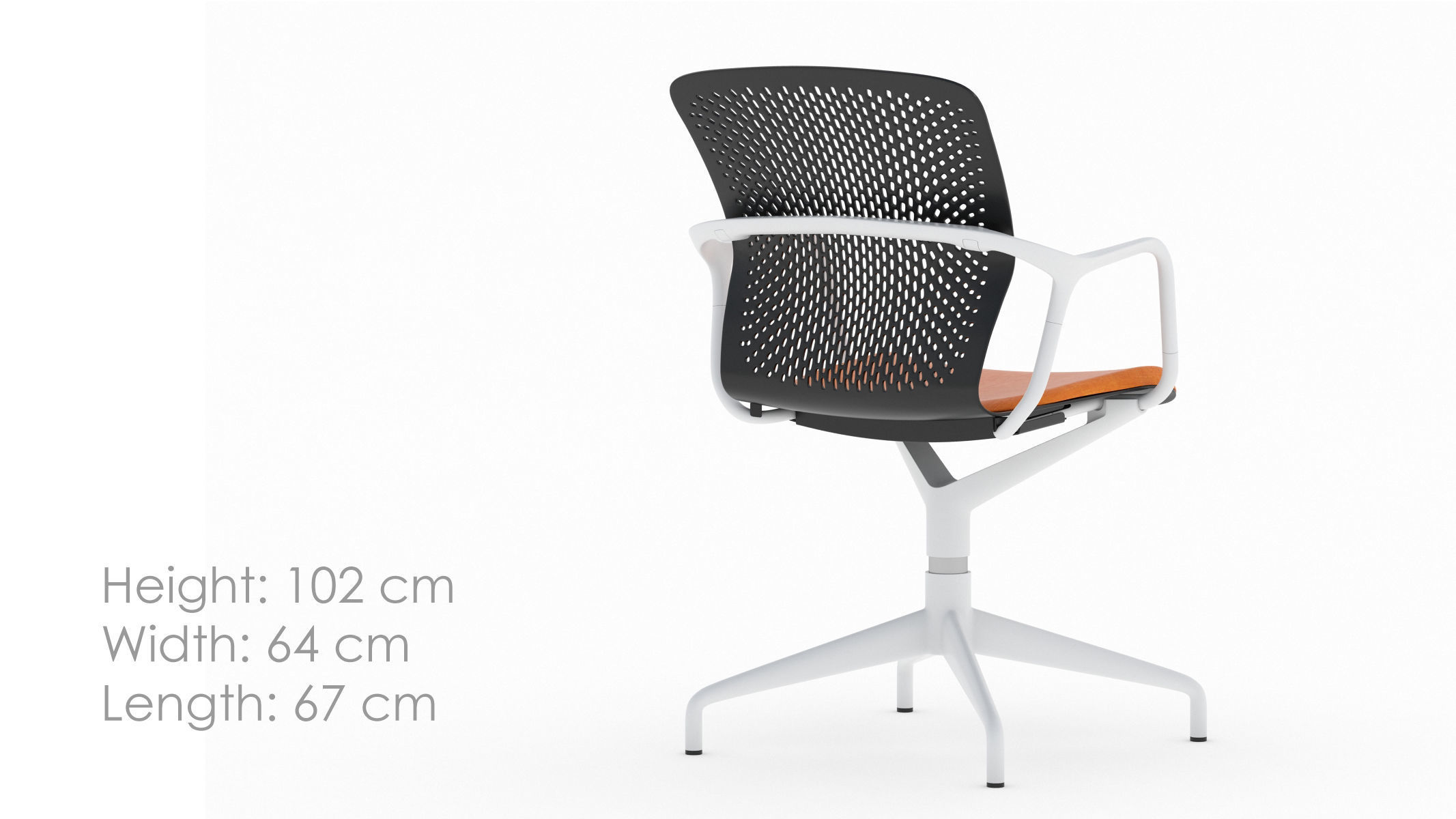 Herman Miller Keyn Chair 3D model_2