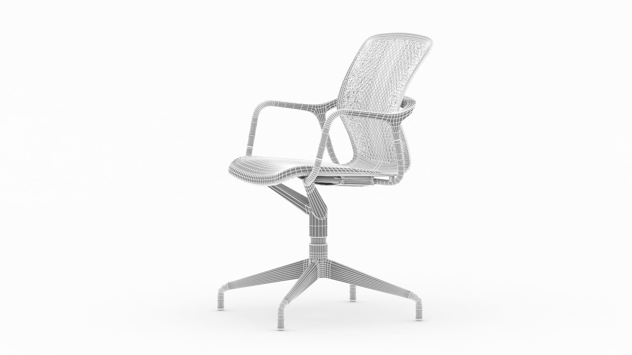 Herman Miller Keyn Chair 3D model_11