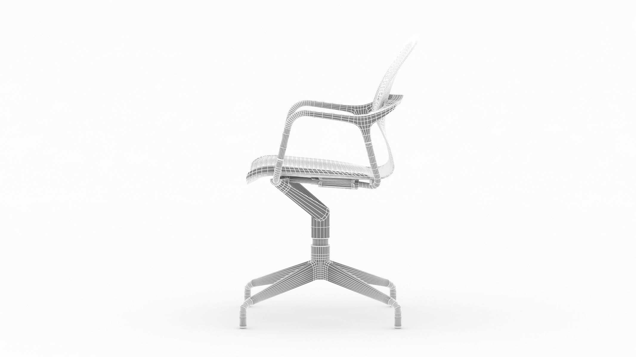 Herman Miller Keyn Chair 3D model_12