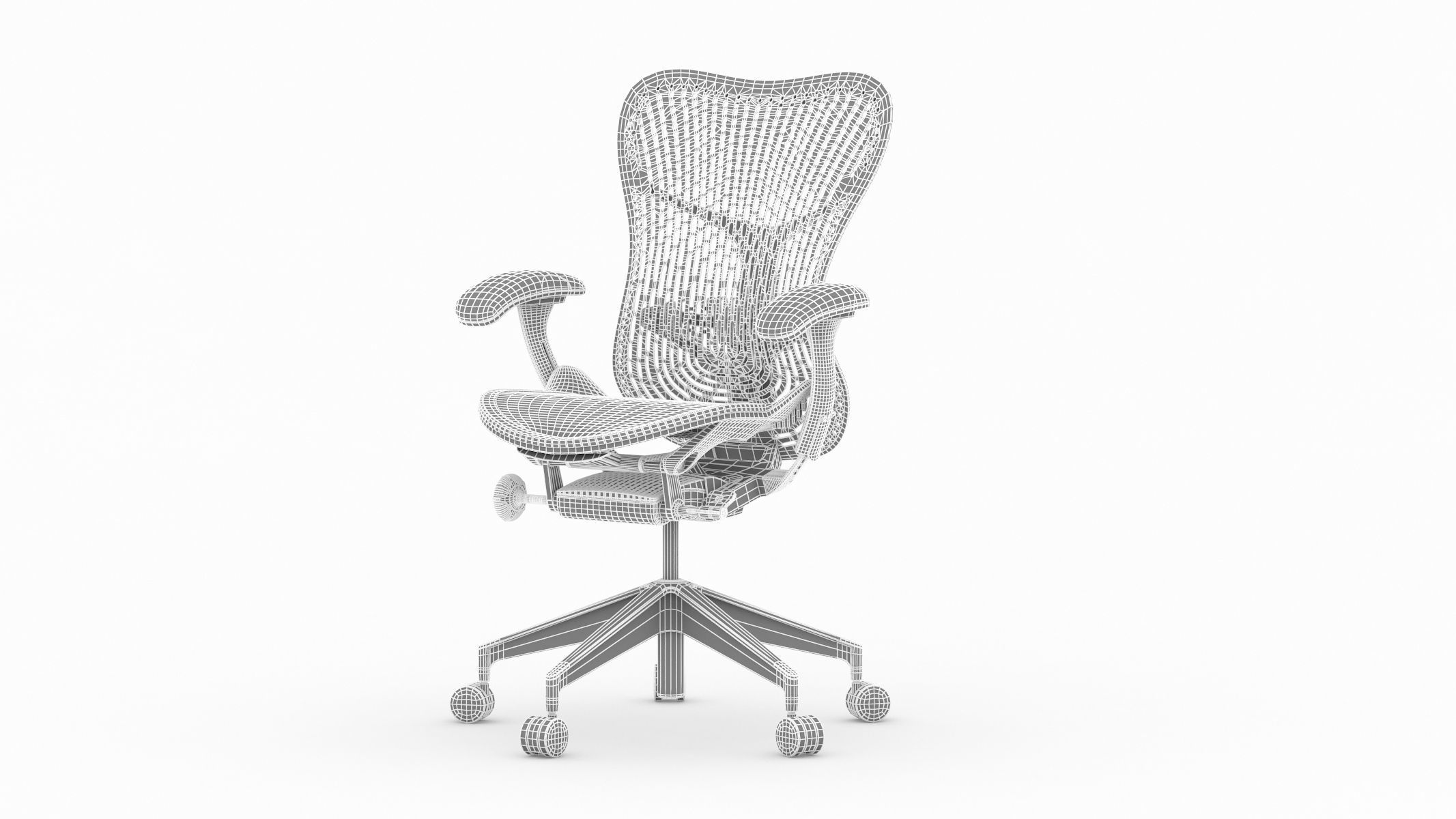 Herman Miller Mirra 2 3D model_26
