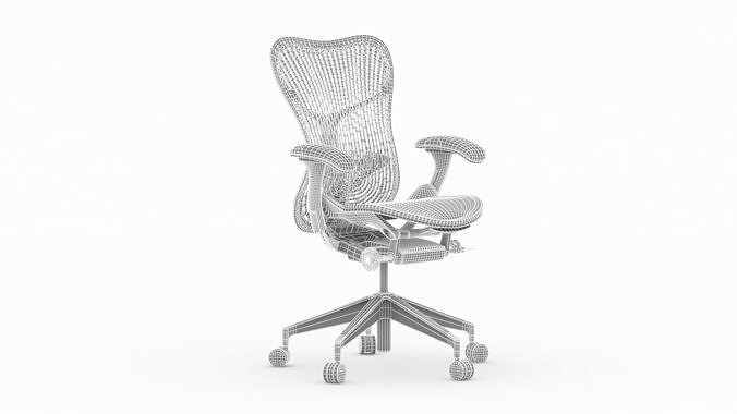 Herman Miller Mirra 2 3D model 2