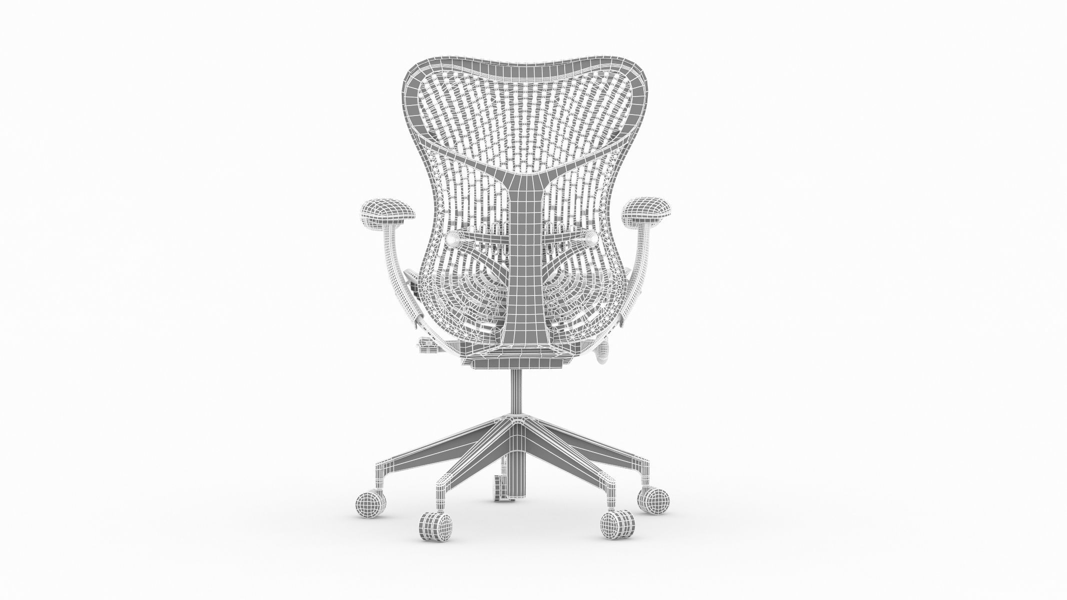 Herman Miller Mirra 2 3D model_29