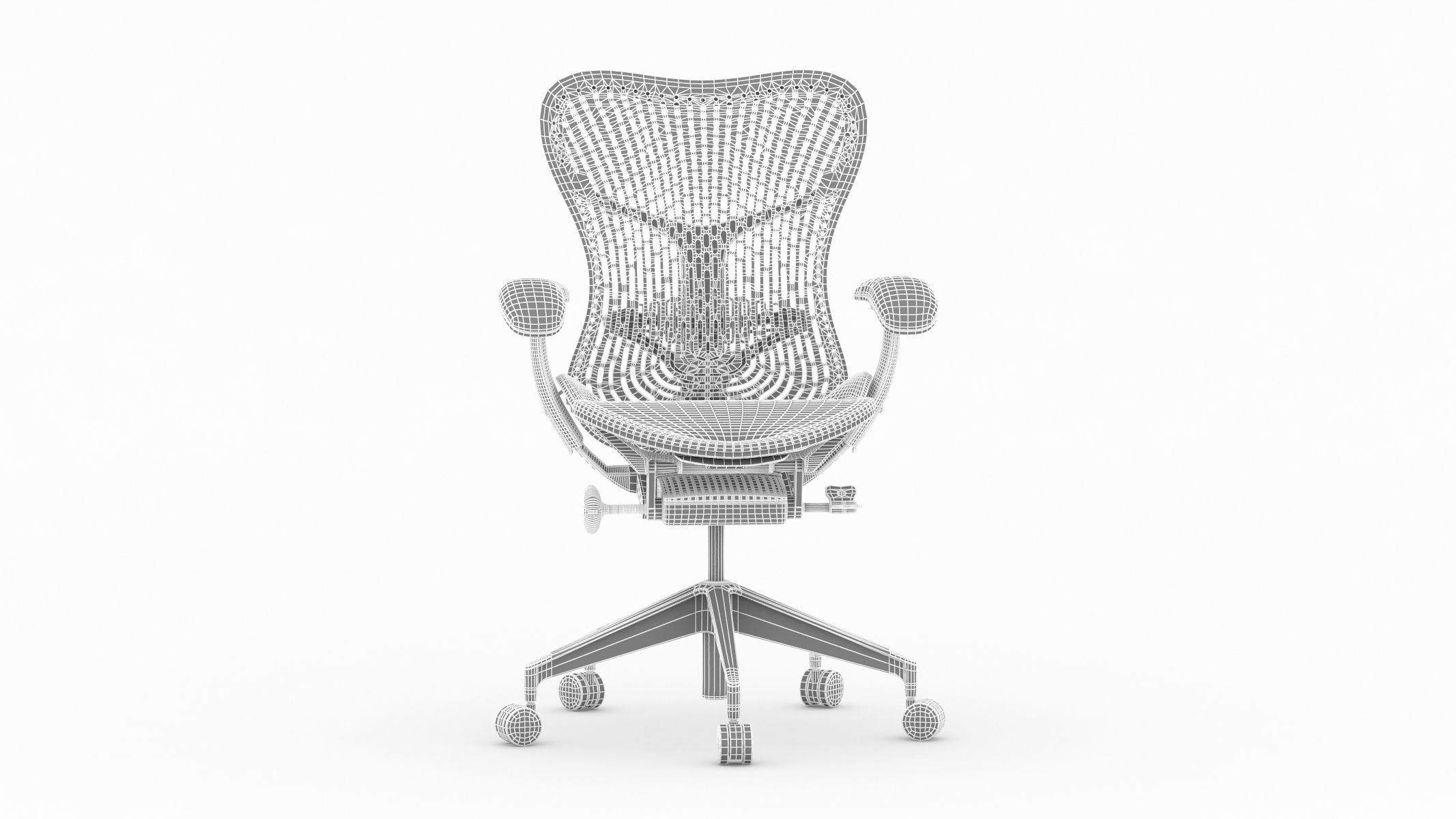 Herman Miller Mirra 2 3D model_25