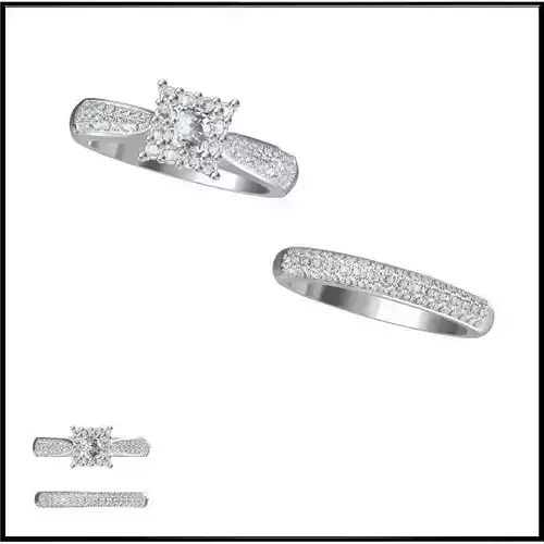 JCD Format Wedding band rings wax files jewelry