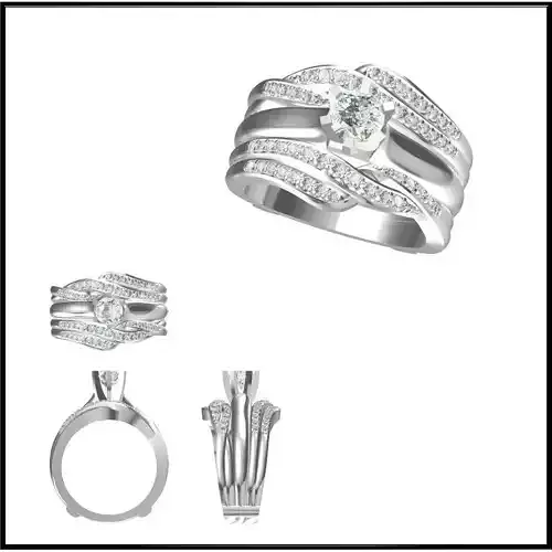 JCD Format Wedding band rings for women 3design price