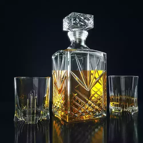 Set for whiskey Bormioli Rocco SELECTA 3D model
