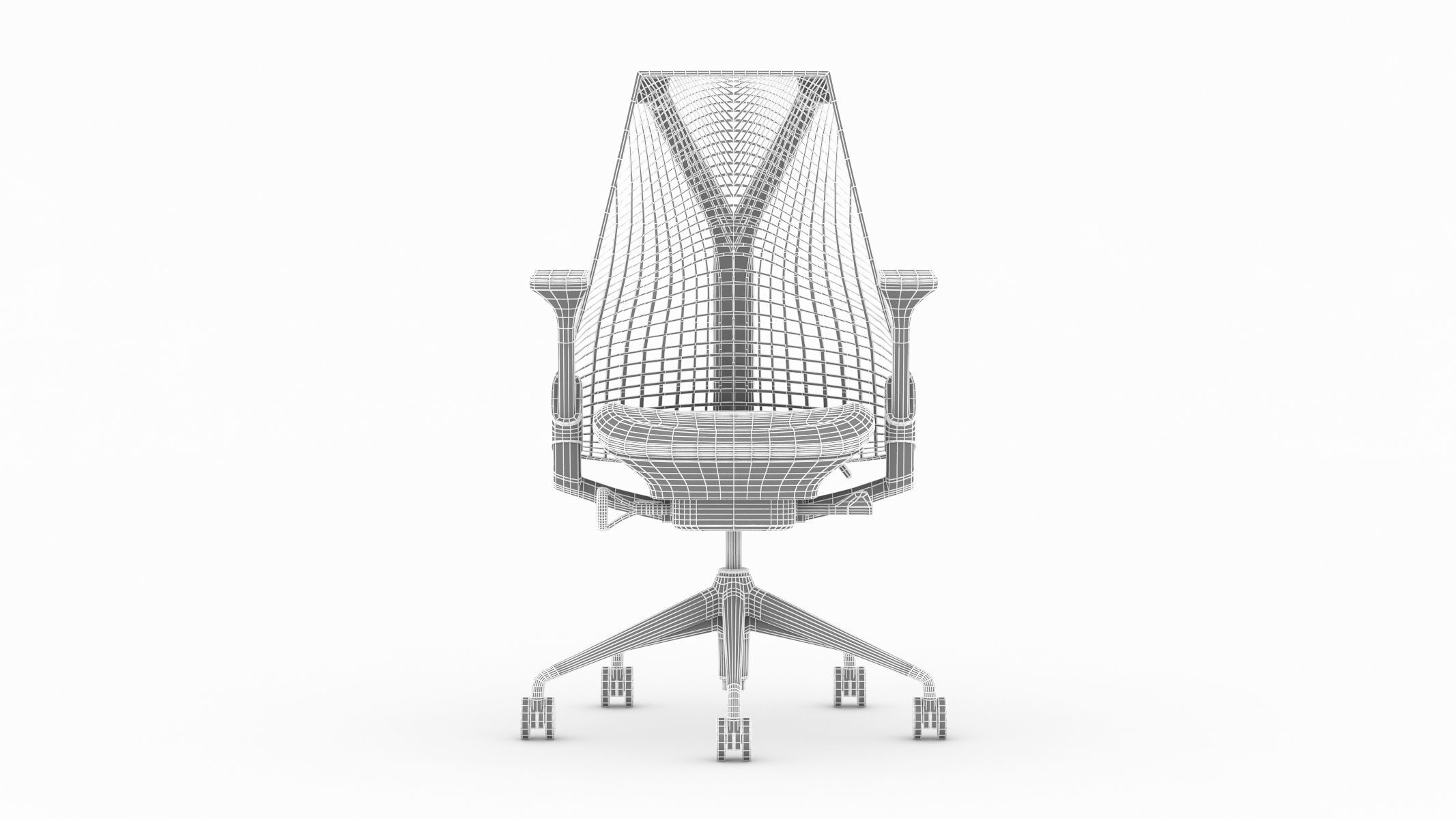 Herman Miller Sayl Chair 3D model_1