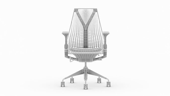 Herman Miller Sayl Chair 3D model 2