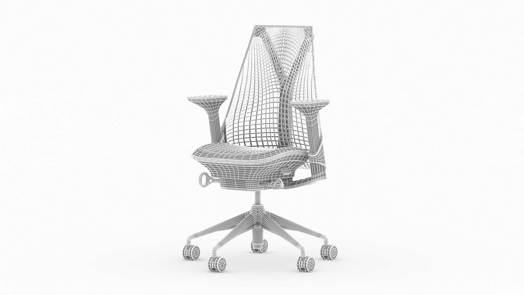 Herman Miller Sayl Chair 3D model_22
