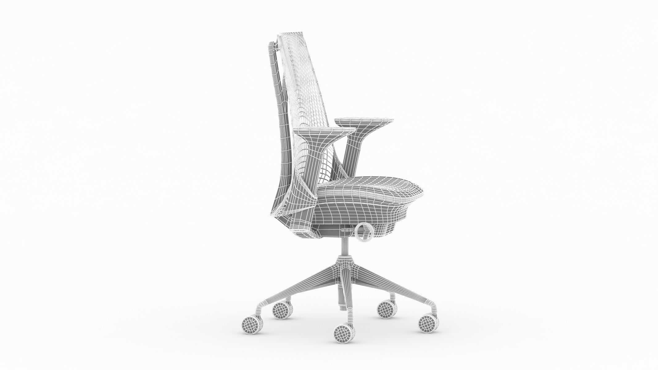 Herman Miller Sayl Chair 3D model_29