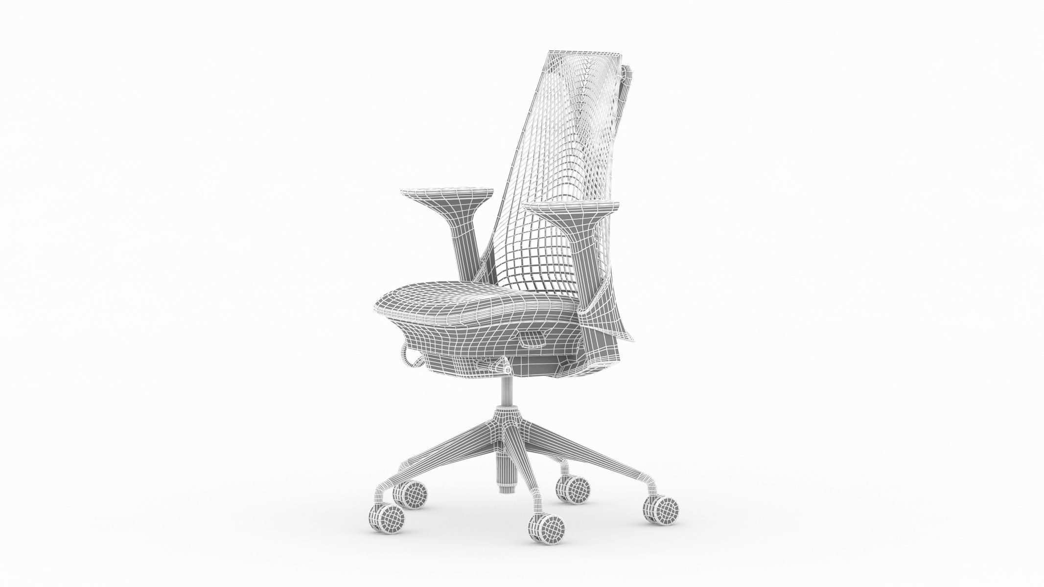 Herman Miller Sayl Chair 3D model_23