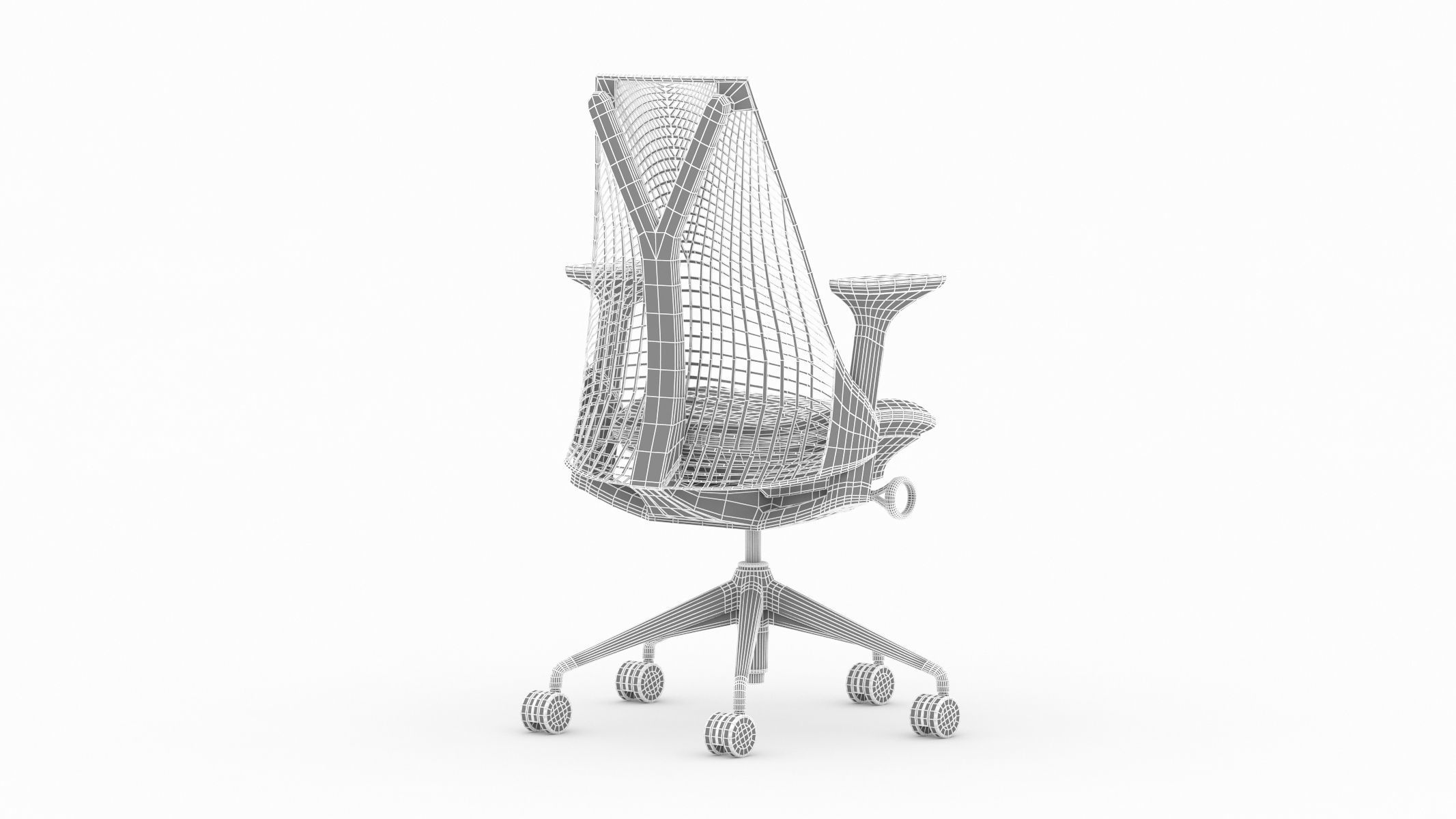 Herman Miller Sayl Chair 3D model_27