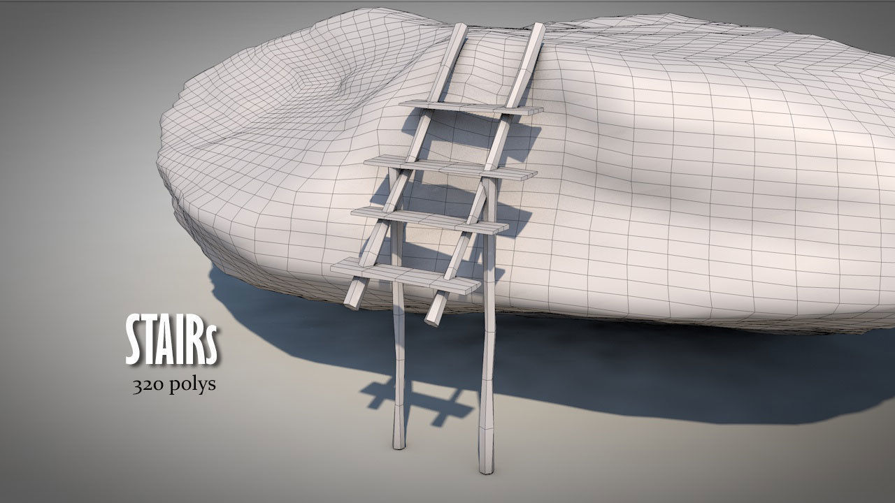 Rock House 2 3D model_14