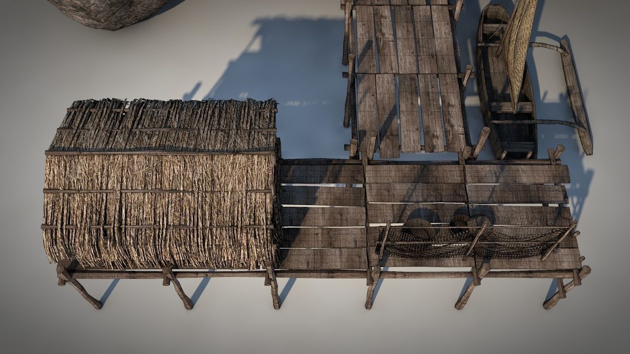 Rock House 2 3D model_8