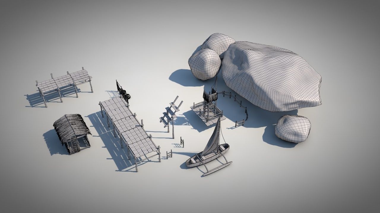 Rock House 2 3D model_20