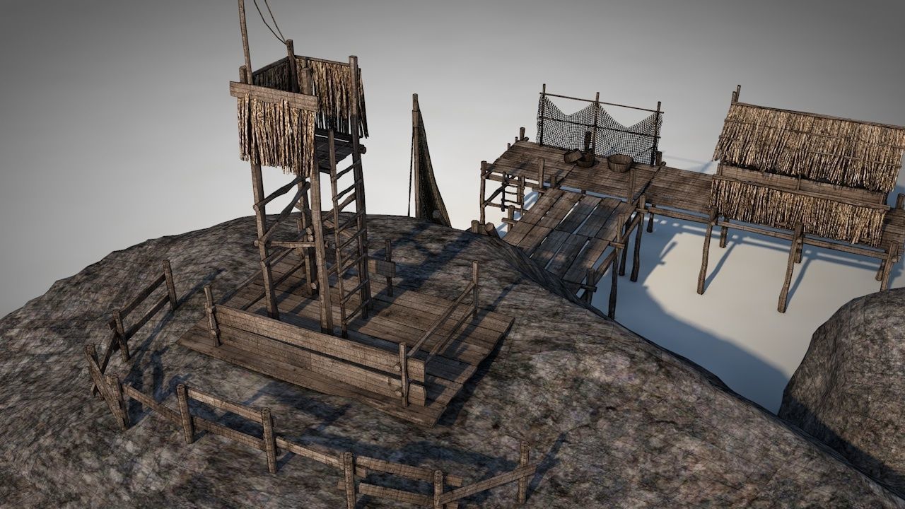 Rock House 2 3D model_5