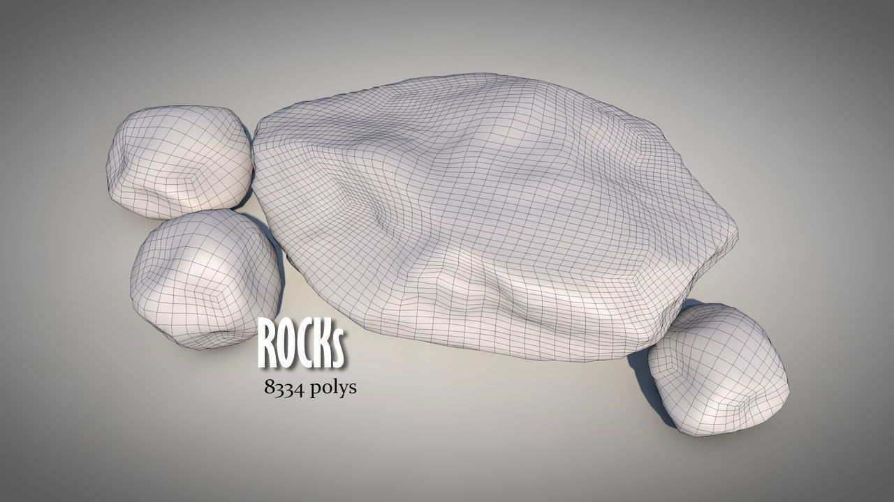 Rock House 2 3D model_12