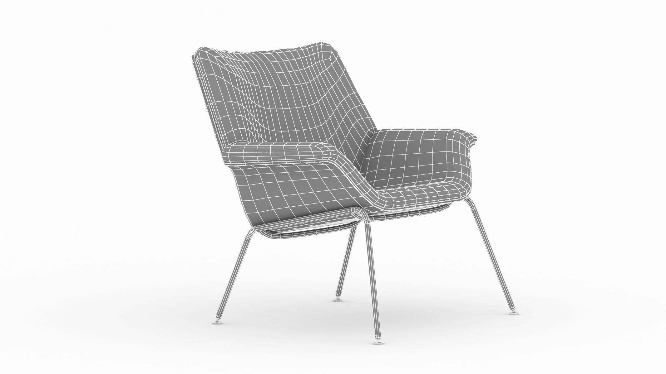Herman Miller Swoop Lounge Chair 3D model_30