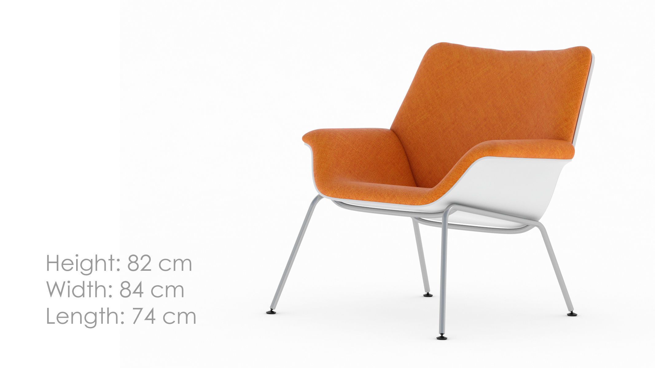 Herman Miller Swoop Lounge Chair 3D model_2