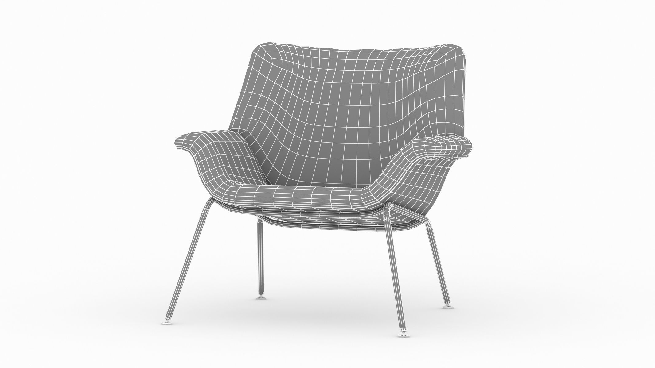 Herman Miller Swoop Lounge Chair 3D model_1