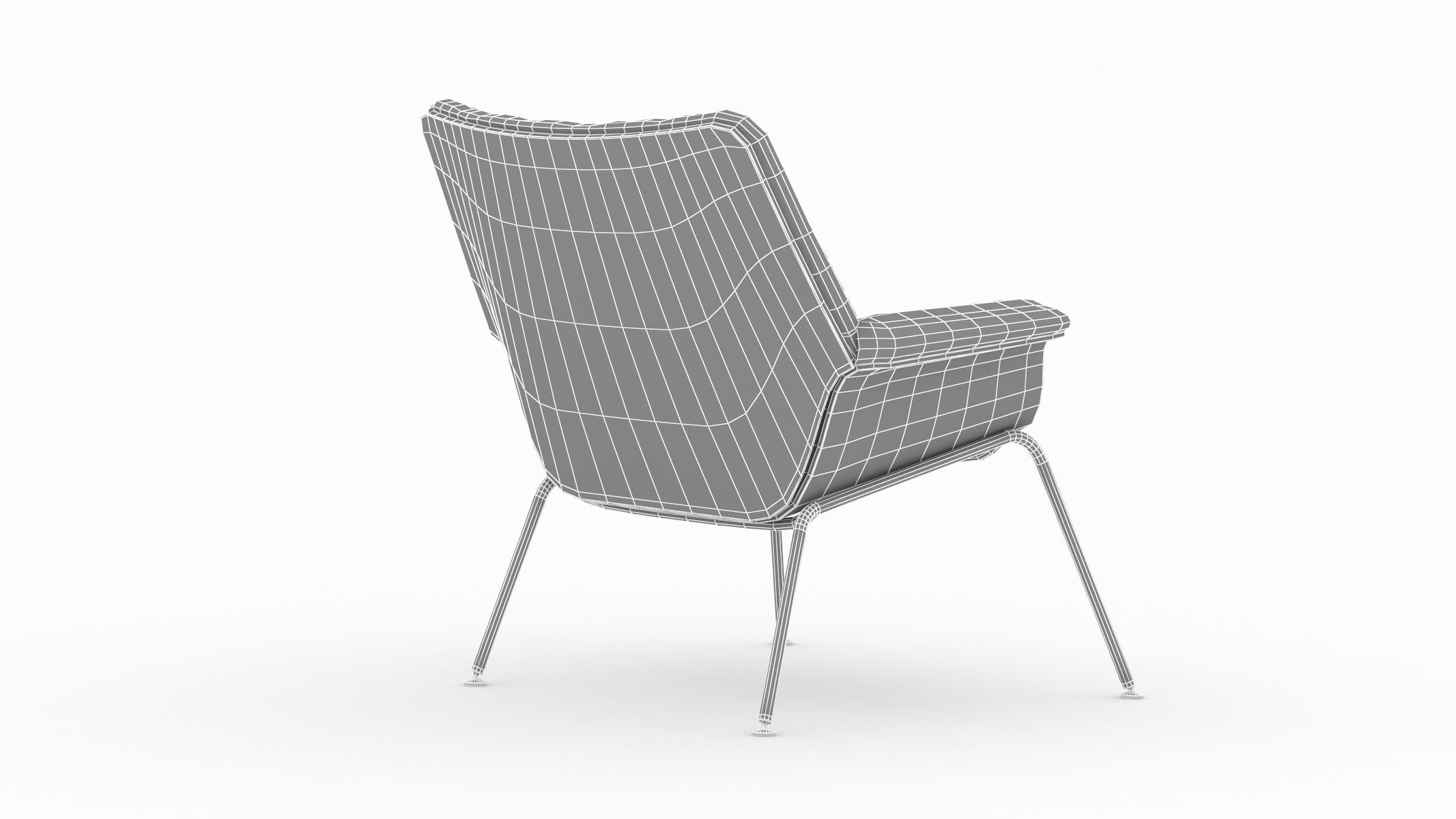 Herman Miller Swoop Lounge Chair 3D model_28