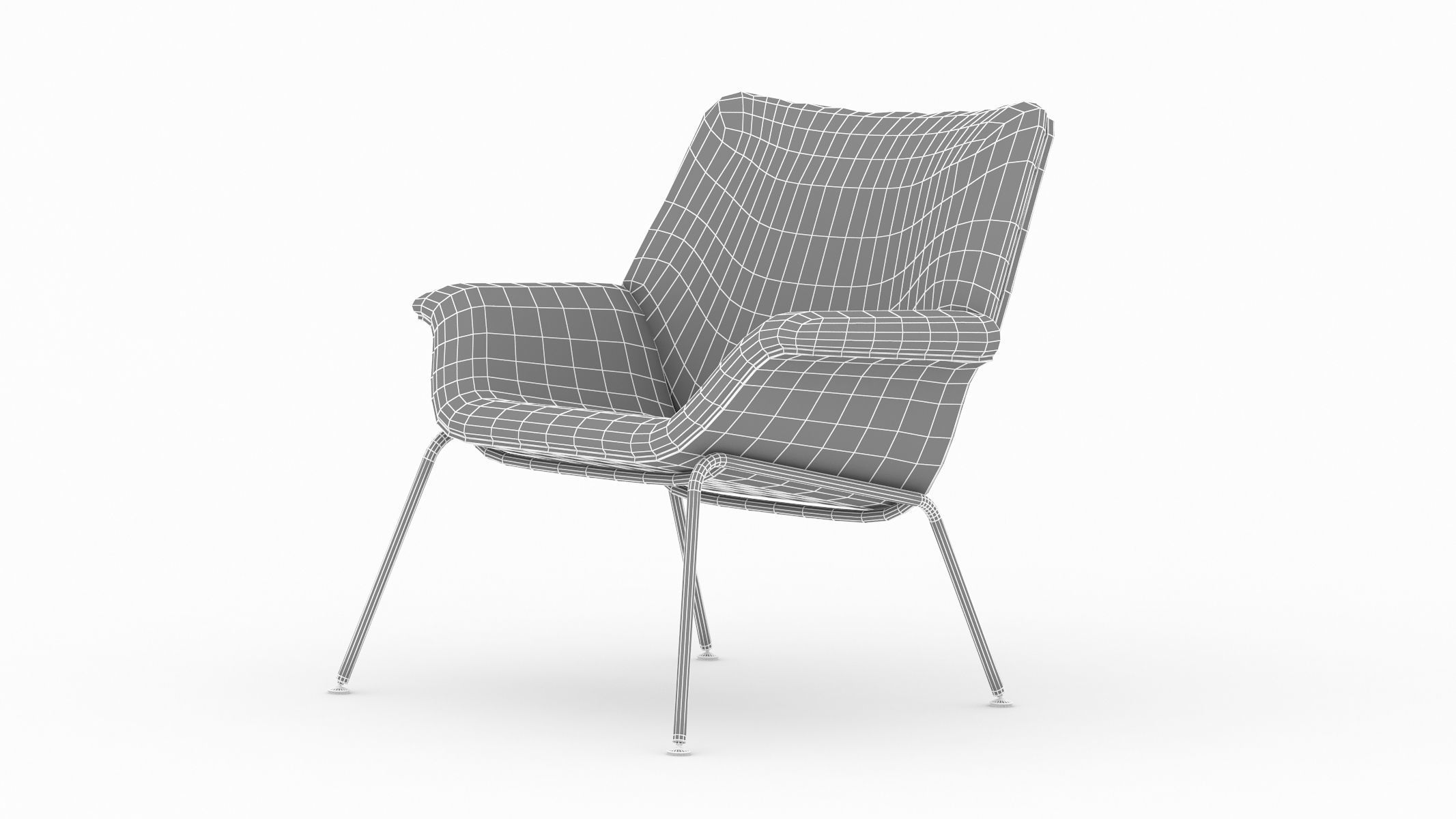 Herman Miller Swoop Lounge Chair 3D model_22