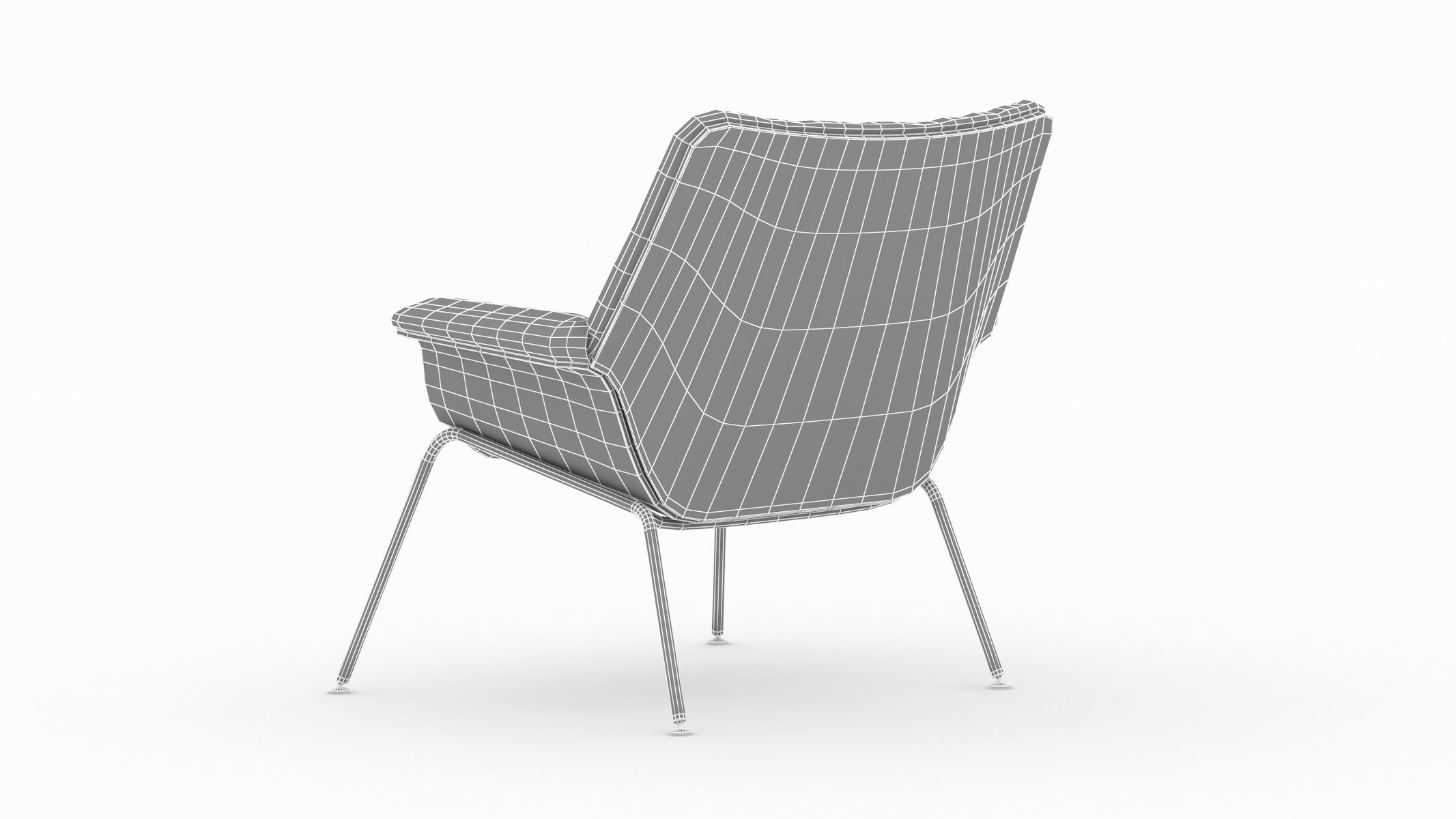 Herman Miller Swoop Lounge Chair 3D model_25