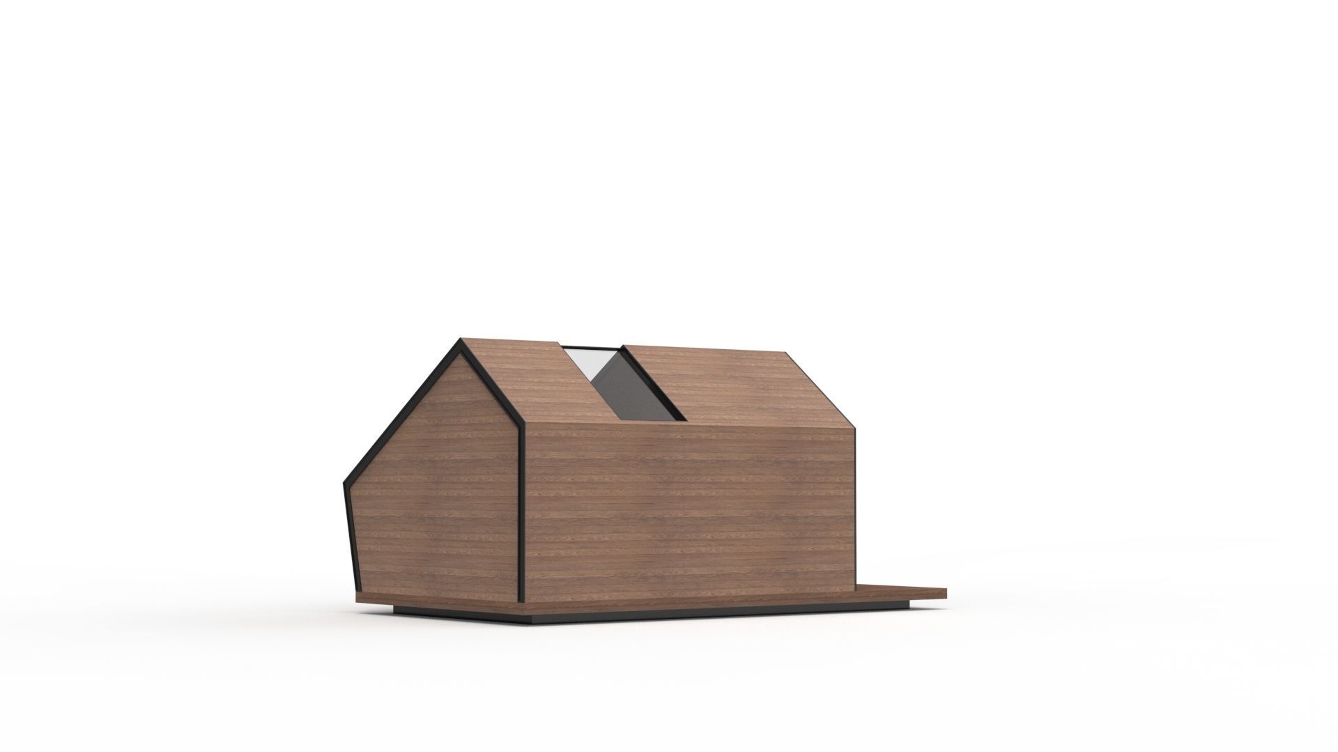 READING HOUSE Low-poly 3D model_12