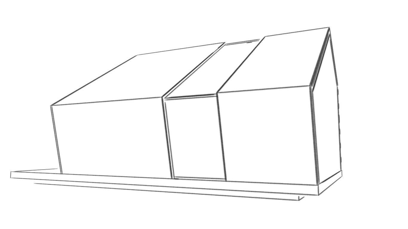 READING HOUSE Low-poly 3D model_50