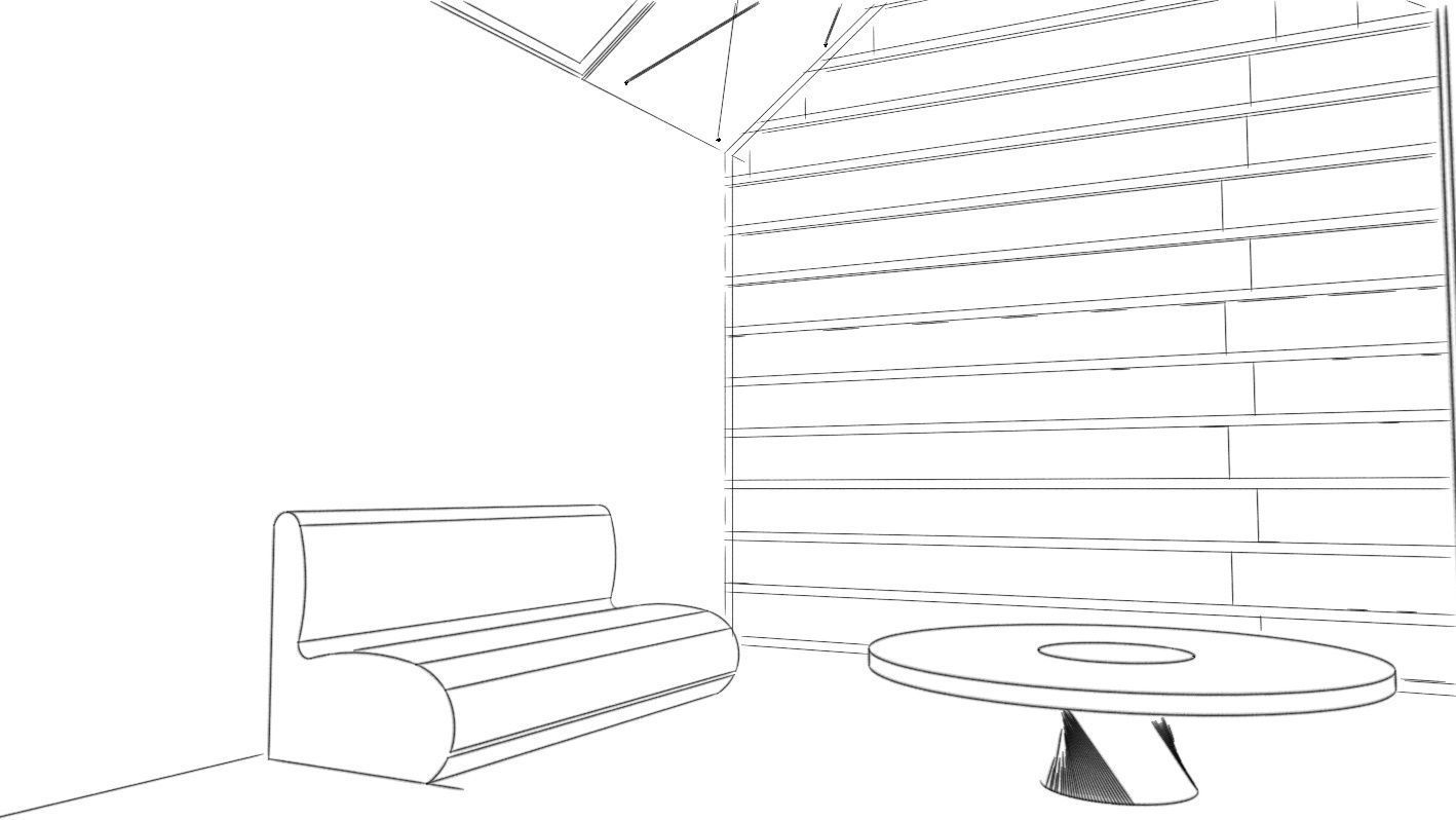 READING HOUSE Low-poly 3D model_52