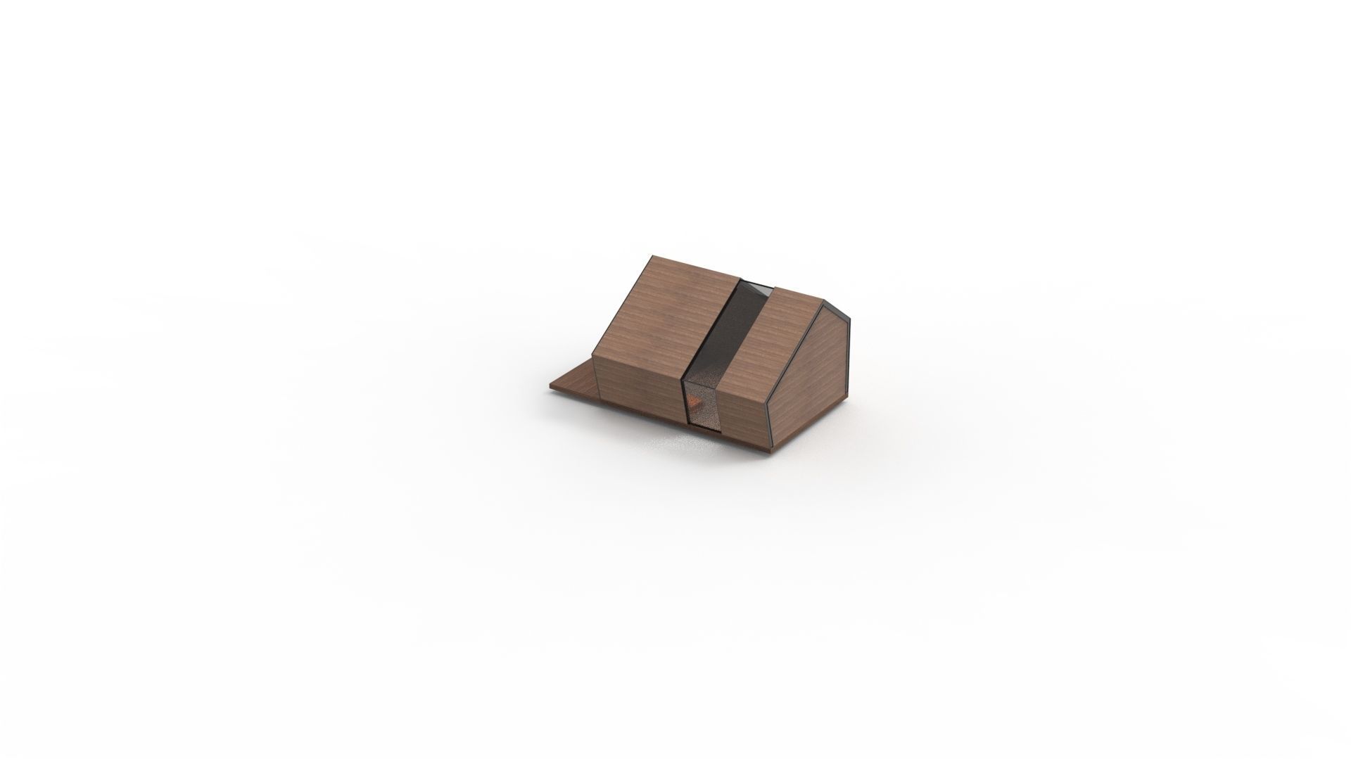 READING HOUSE Low-poly 3D model_5