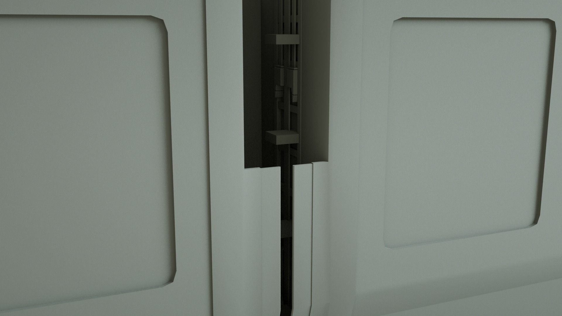 JR 323 Japan Commuter Train 3D Model Untextured Low-poly 3D model_9