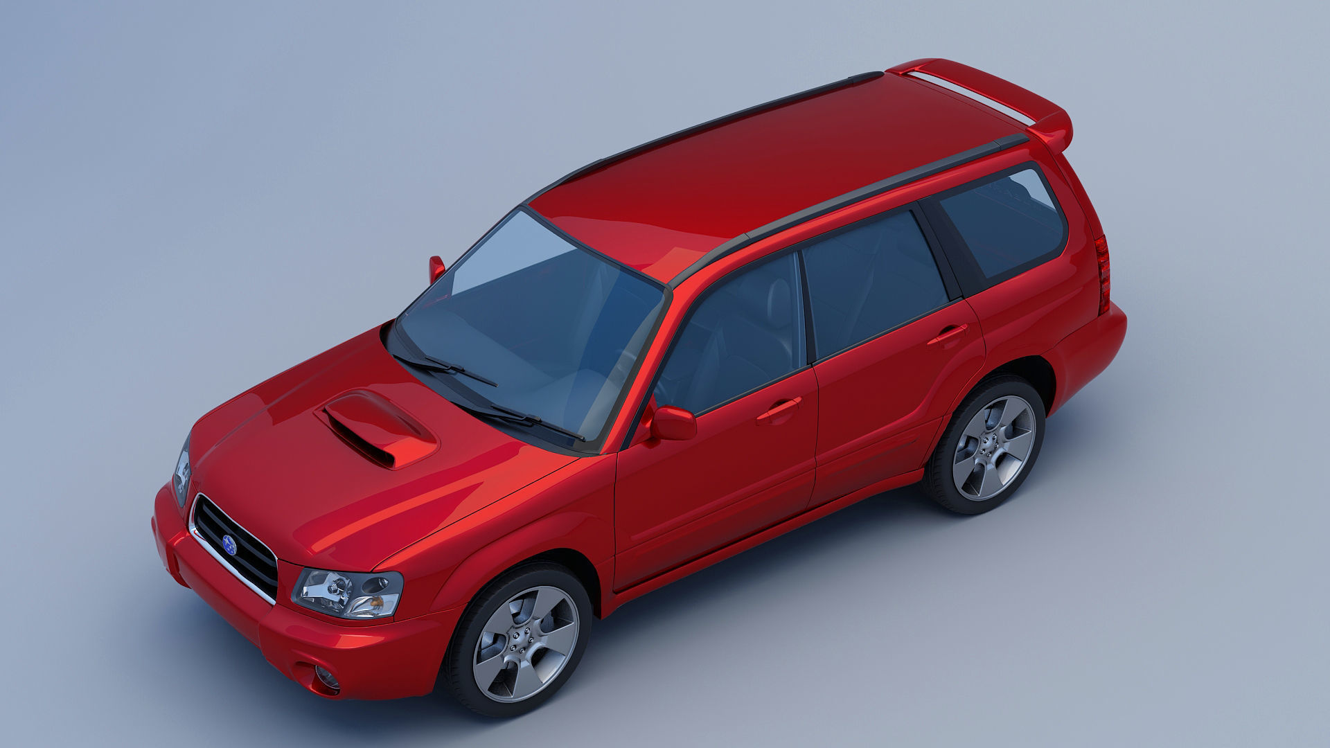 subaru forester sg5  3D model_6