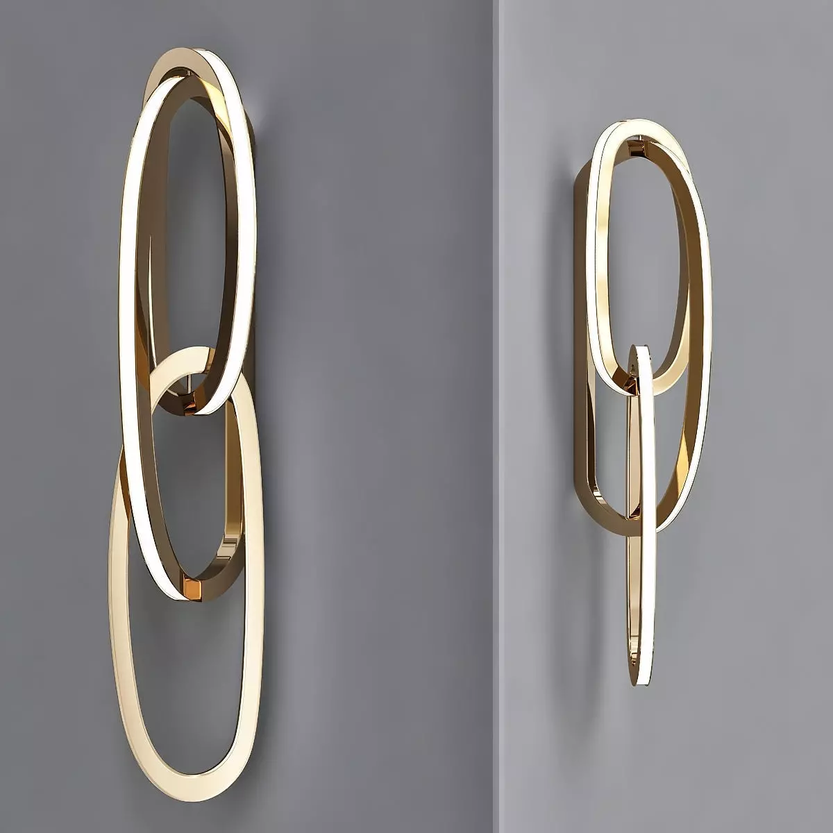 Wall Sconce modern 3D model_0