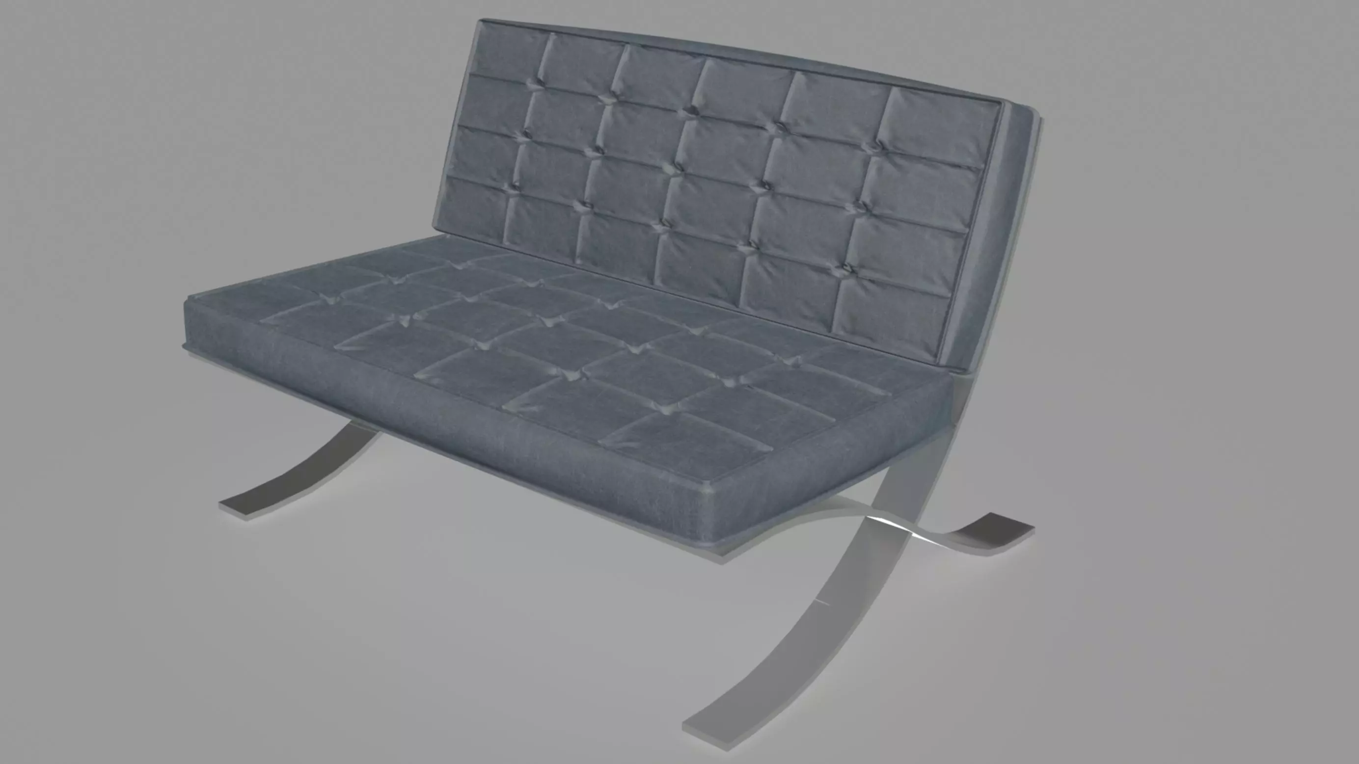 Barcelona Chair 3D model_0