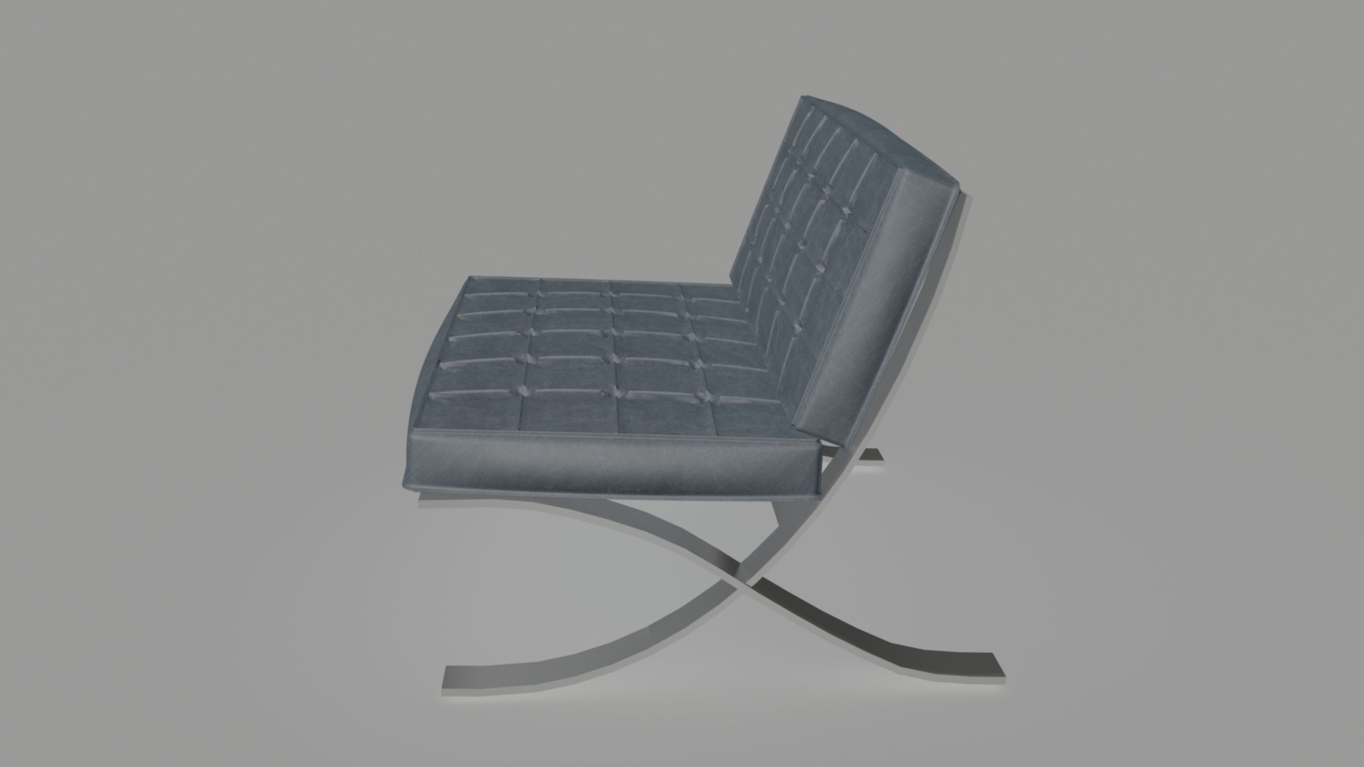 Barcelona Chair 3D model_5