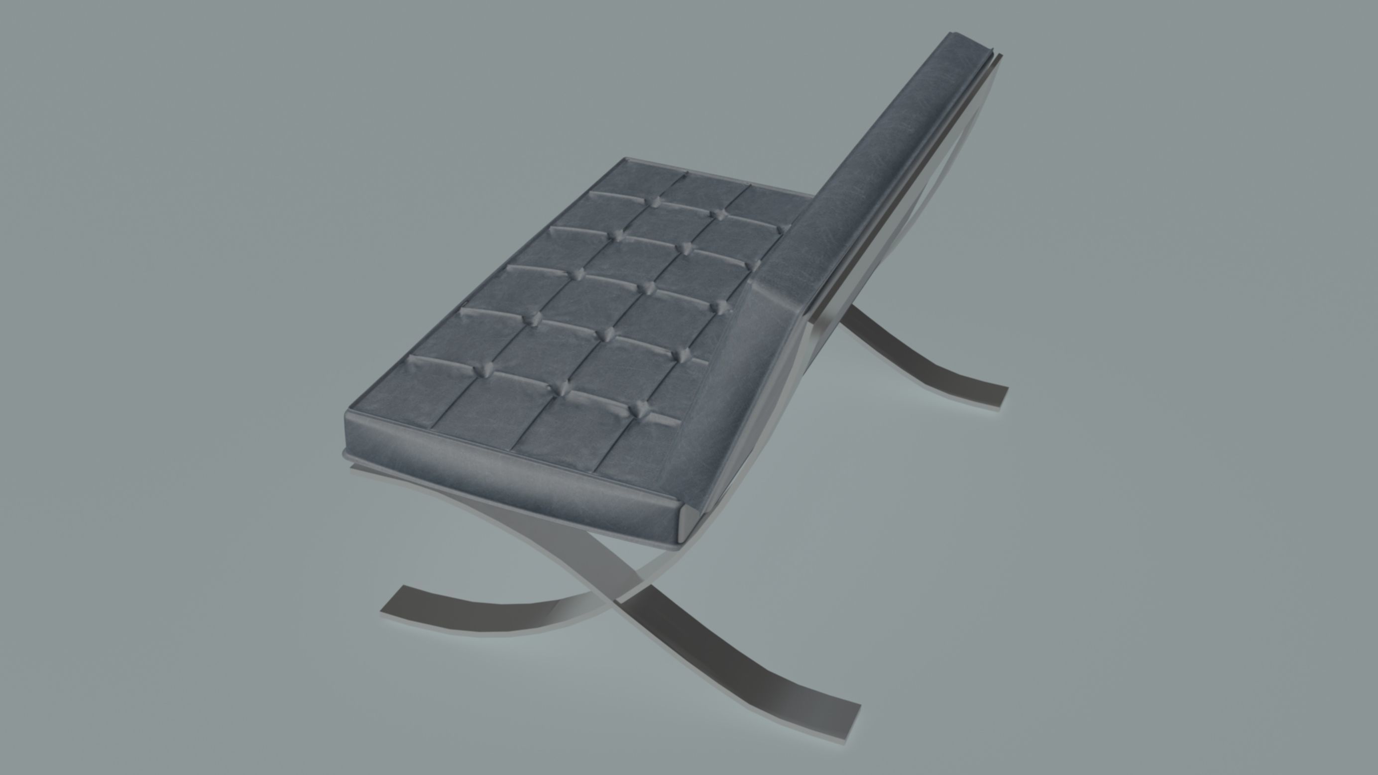 Barcelona Chair 3D model_8