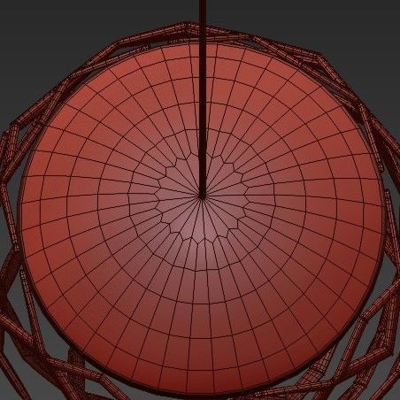 Kelly Cluster Sphere Pendant Light 3 Lights 3D model_3