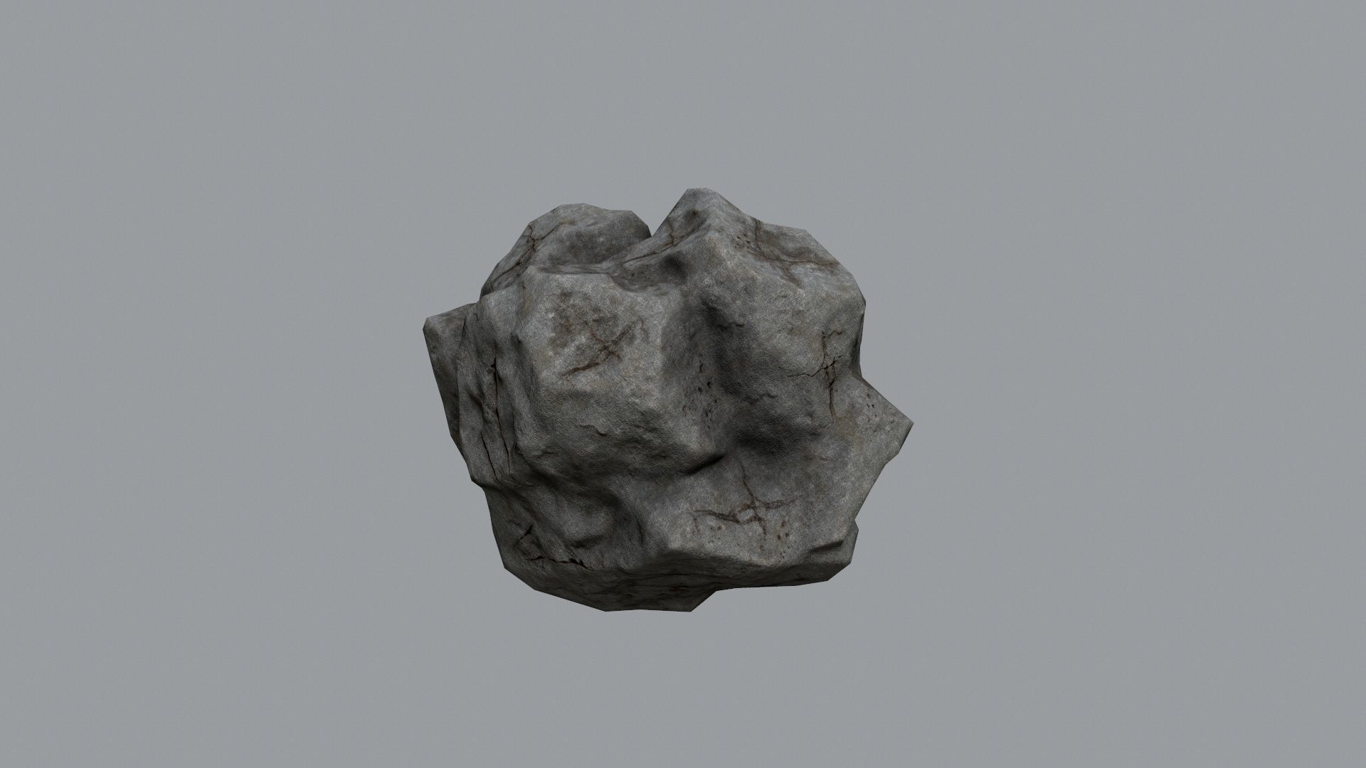 Rock Set Low-poly 3D model_15