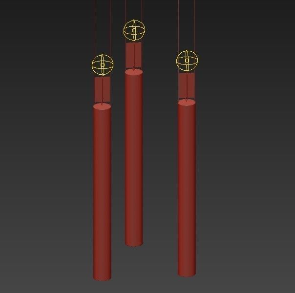 FlyCandle Fly suspended candle 3D model_4