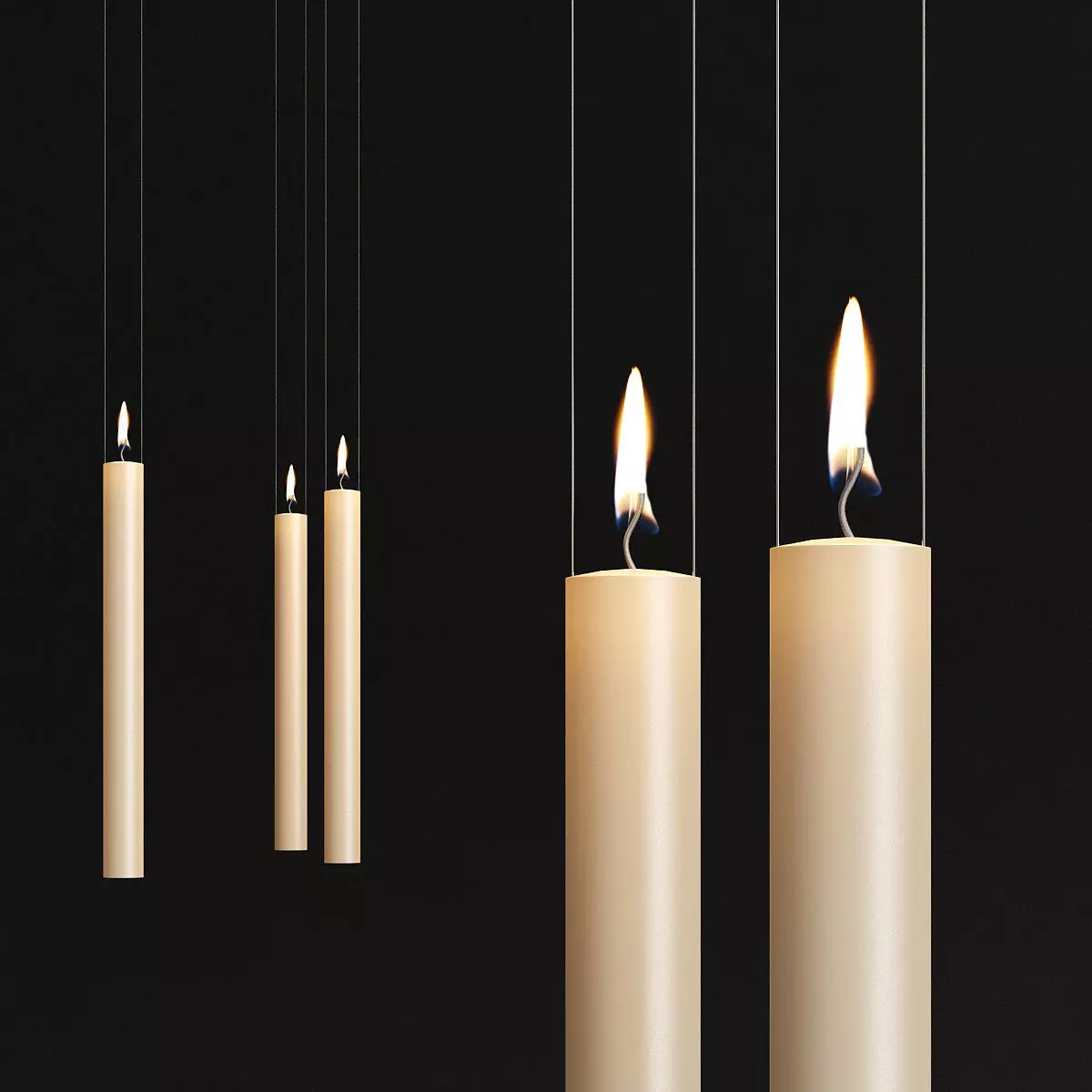FlyCandle Fly suspended candle 3D model_0