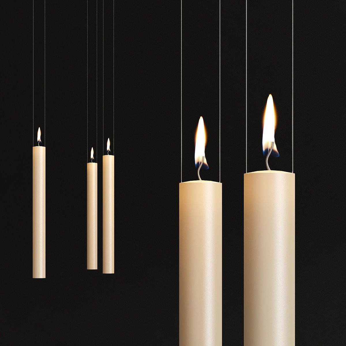 FlyCandle Fly suspended candle 3D model_5
