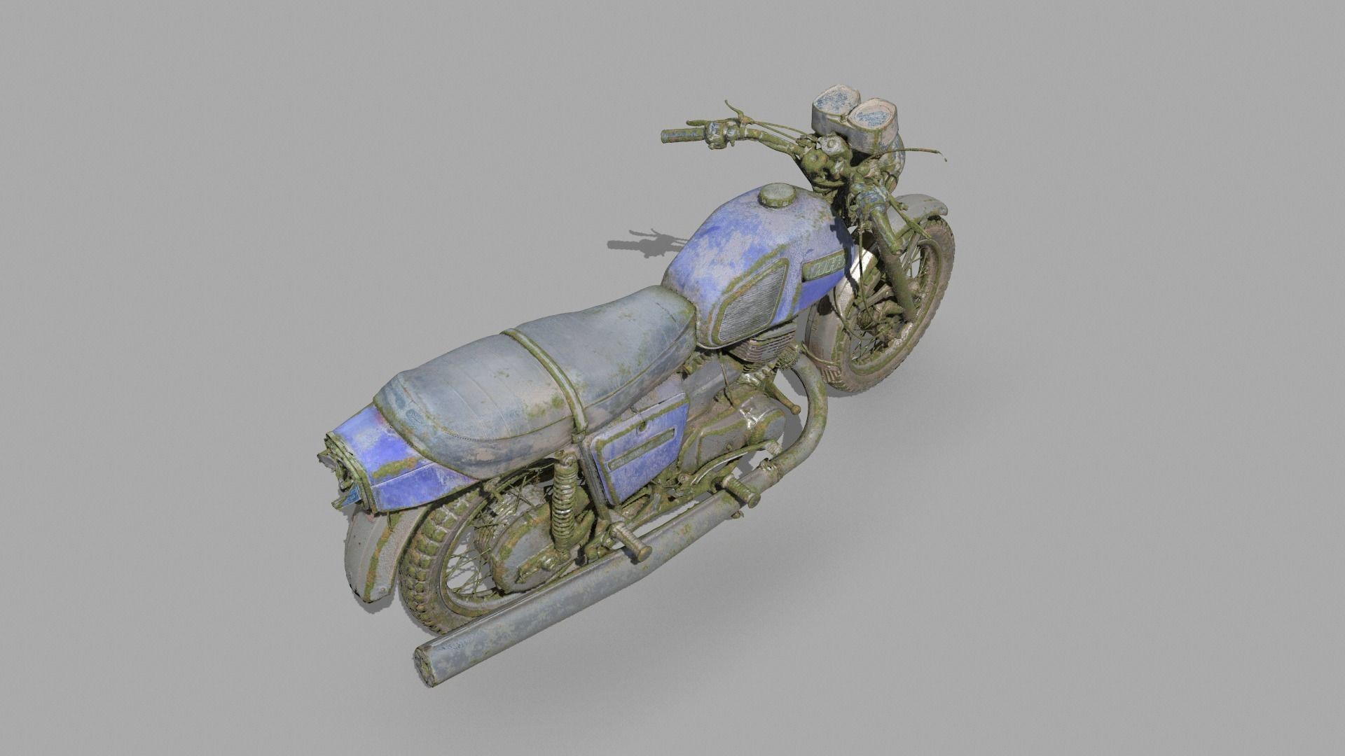 DirtyMorocycle motorcycle 3D model_3