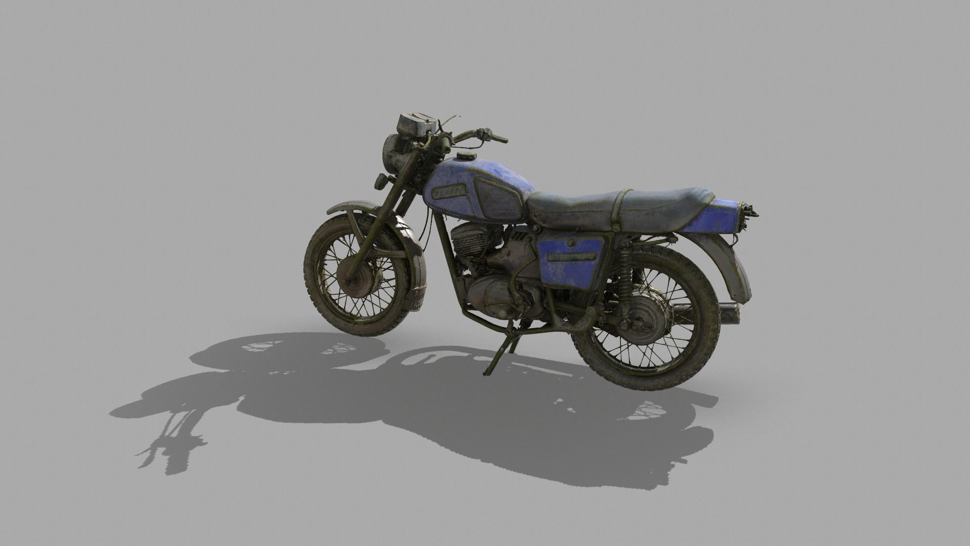 DirtyMorocycle motorcycle 3D model_2