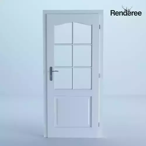 White Door 13 3D model